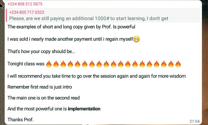 Powerful copy written by Emmanuel Akpe